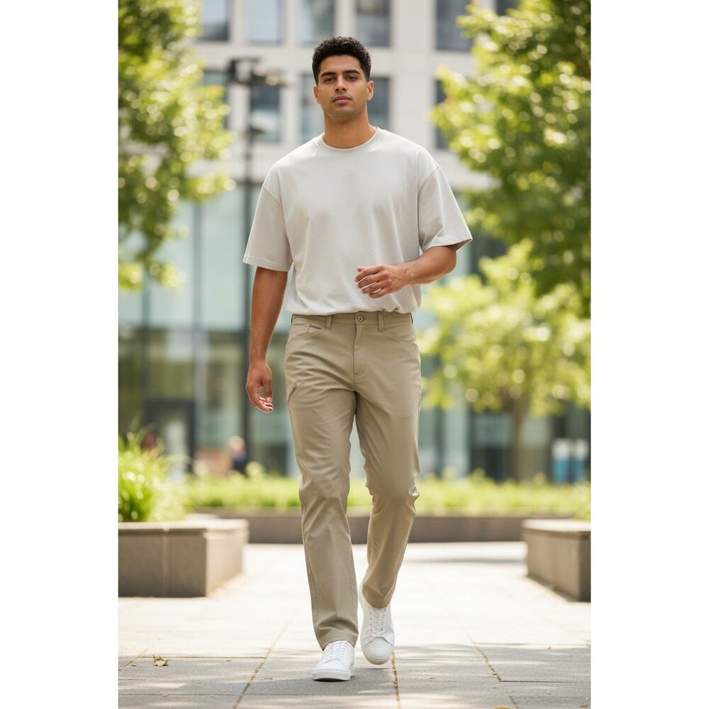 Orvis Comfort Waist Stretch Khaki Mens Work Pants Sz 36x32 Office Wedding Church